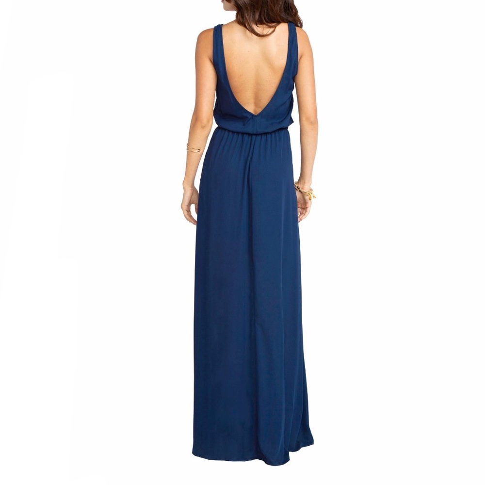 # Show Me Your MuMu Kendall Soft V Back A Line Dress - Picture 2 of 11